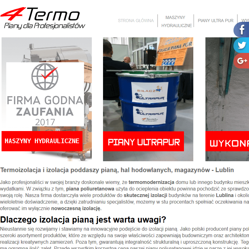 Agregat do piany poliuretanowej