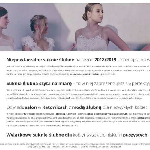 Wypożyczalnia sukni ślubnych - Katowice