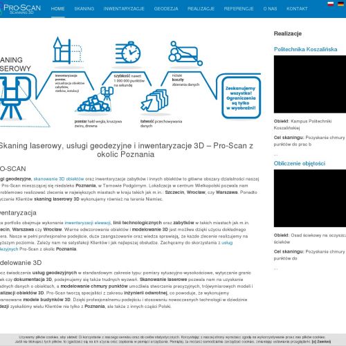 Skaning laserowy - Warszawa