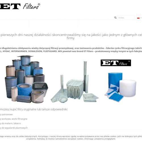 Filtry przemysłowe do cieczy