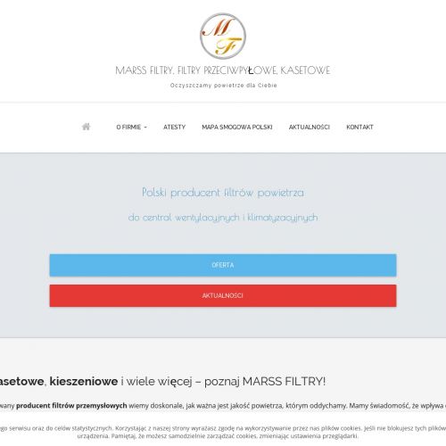 Filtr powietrza do lakierni