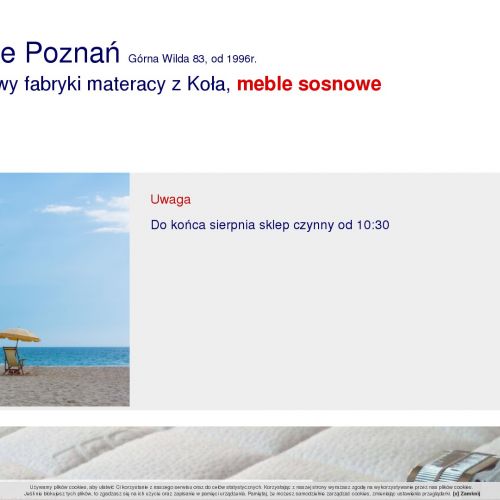 Materace sprężynowe