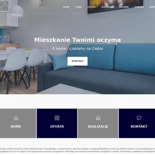 Wystrój wnętrz mieszkania dla młodych