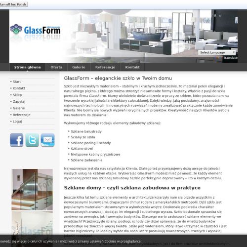 Zabudowy całoszklane