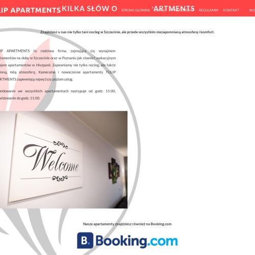 Krótkoterminowy wynajem apartamentu nad morzem