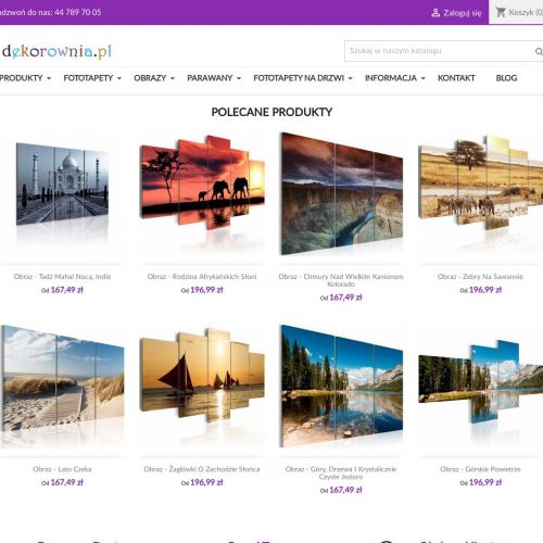 Obrazy do sypialni i kuchni