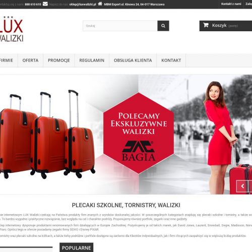 Walizki kabinowe i materiałowe