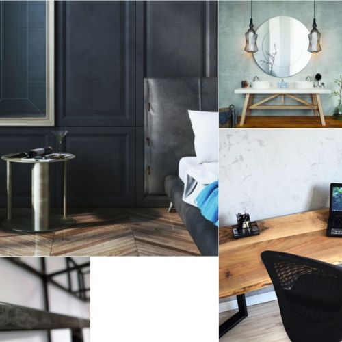 Designerskie lustra i obrazy