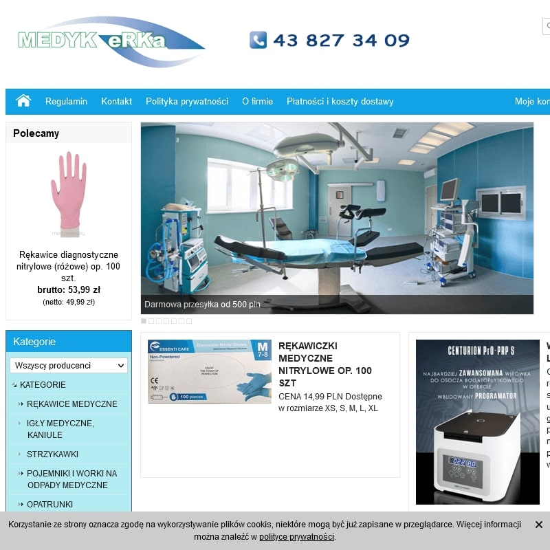 Wirówki laboratoryjne i maski tlenowe