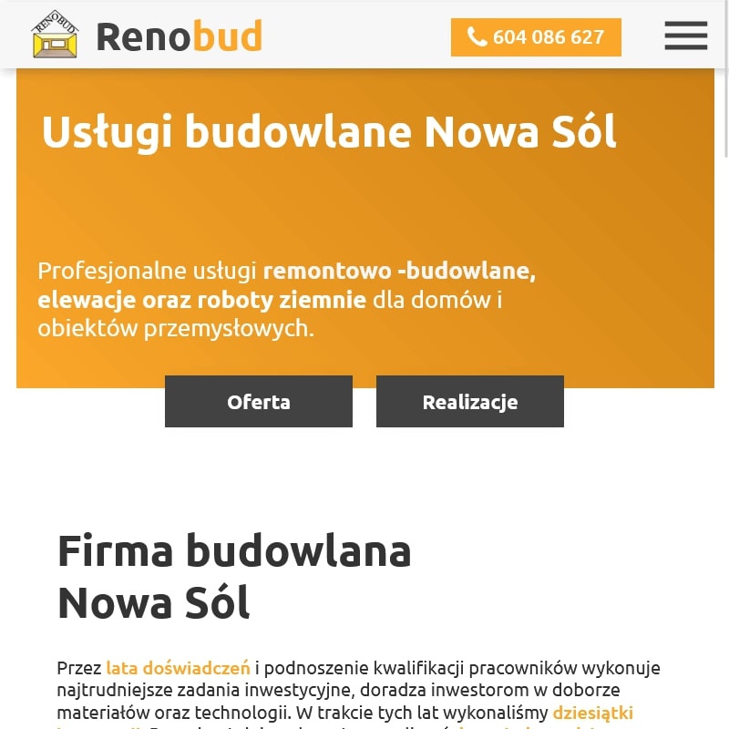 Firma budowlana z Nowej Soli