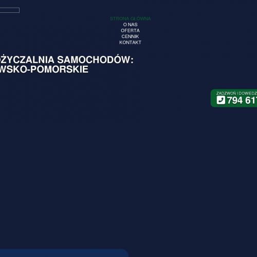 Wypożyczalnia samochodów w Trójmieście