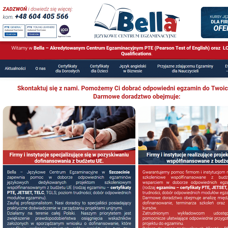 Kurs języka angielskiego - Szczecin