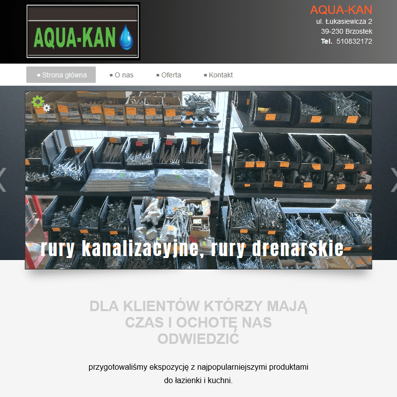 Rury drenarskie i koty CO - Brzostek