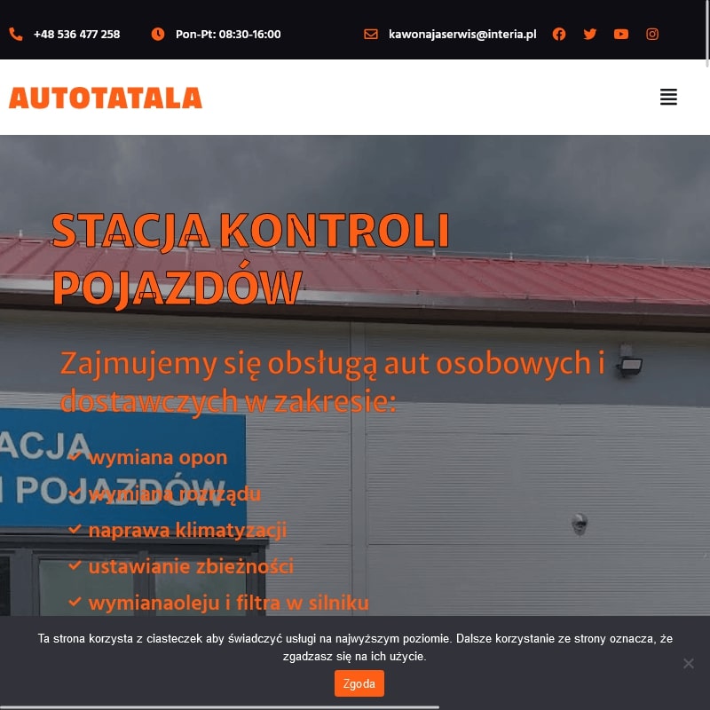 Warsztat samochodowy z Dębna