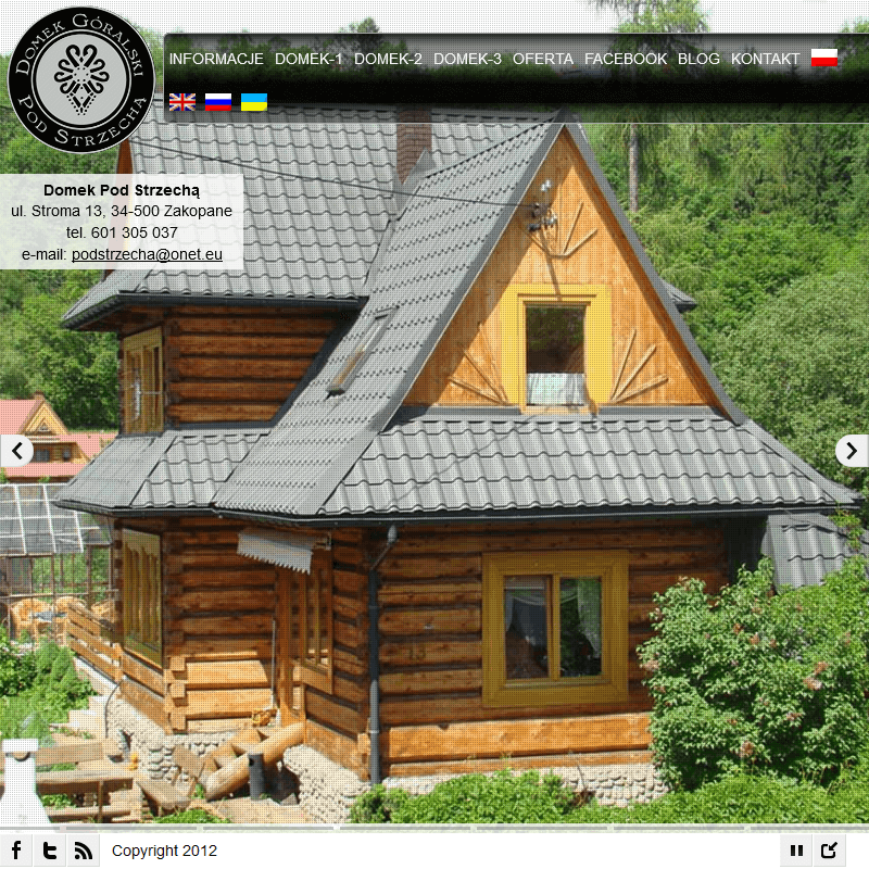 Domki drewniane do wynajęcia - Zakopane