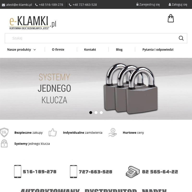 Systemy jednego klucza.