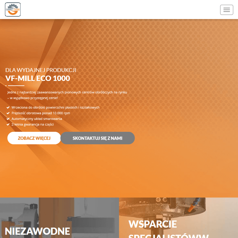 Centrum frezarskie CNC - Priminer
