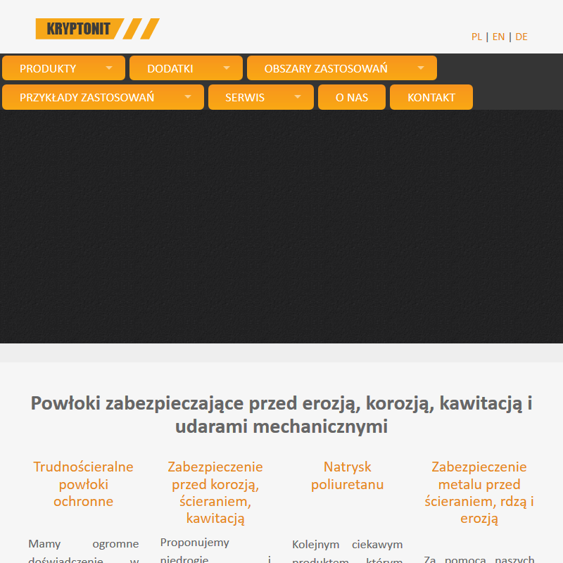 Zabezpieczenie powierzchni przed kawitacją