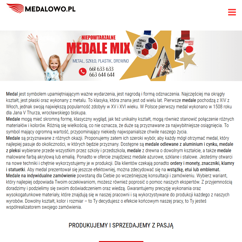 Medale sportowe na zamówienie