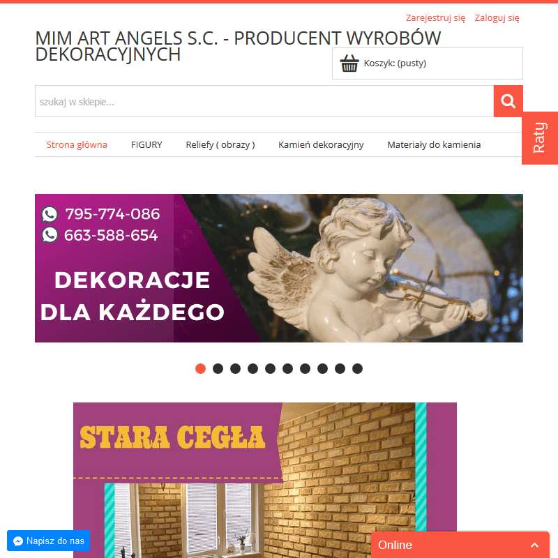 Figurki gipsowe zwierząt