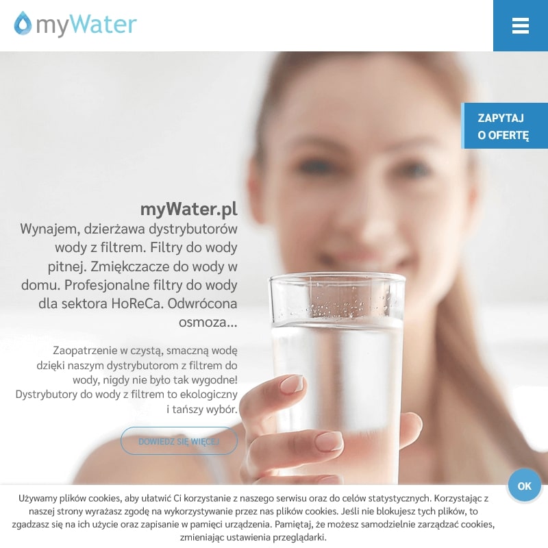 Wynajem dystrybutorów wody z sieci