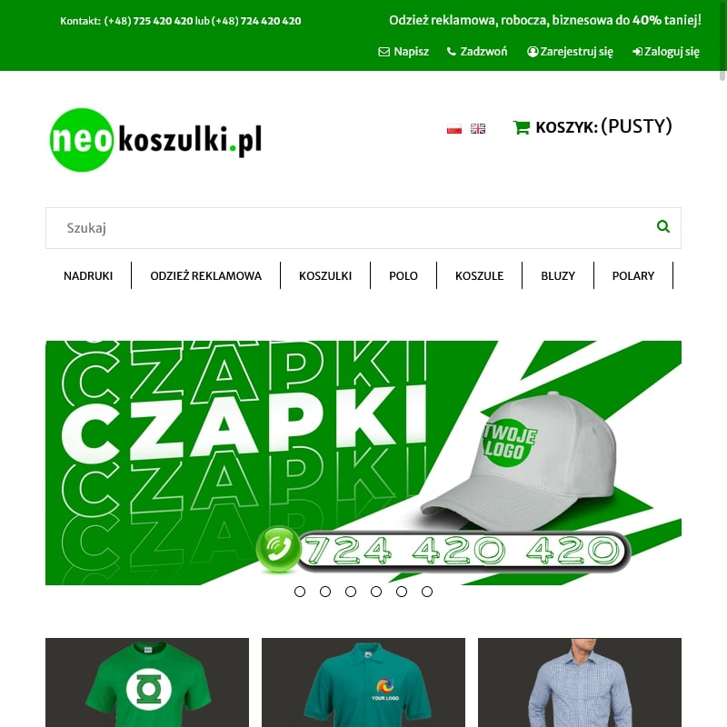 Polary z własnym nadrukiem dla pracowników