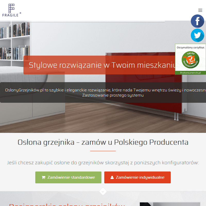 Zabudowa kaloryfera pod oknem