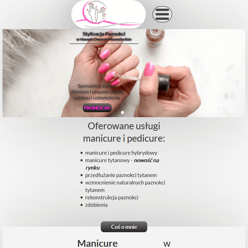 Manicure tytanowy - Nowy Dwór Mazowiecki