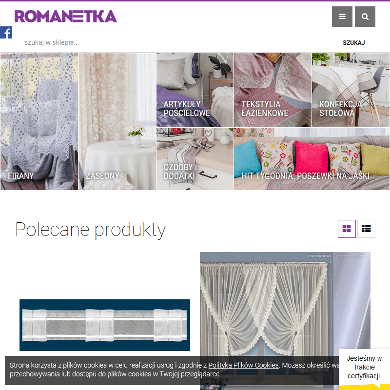 Sklep internetowy z pościelą