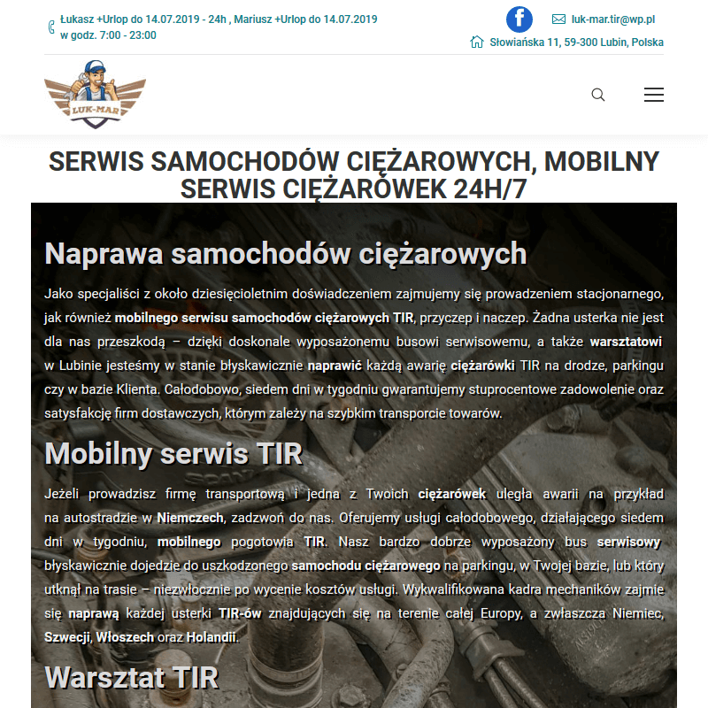 Serwis TIR we Francji