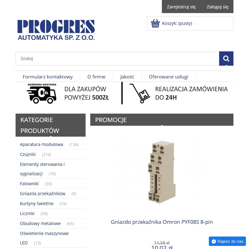 Przyciski pojemnościowe i zawory membranowe