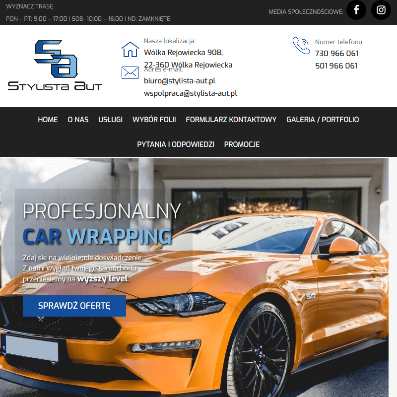 Reklamy na samochód