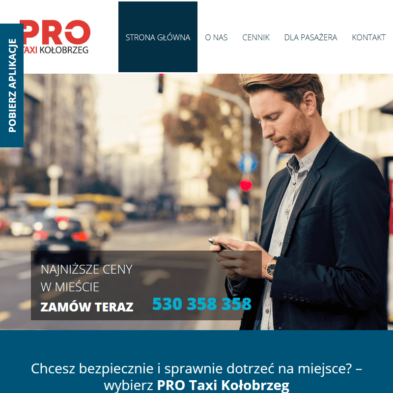 Taxi na terenie Kołobrzegu, Dźwirzyna, Grzybowa