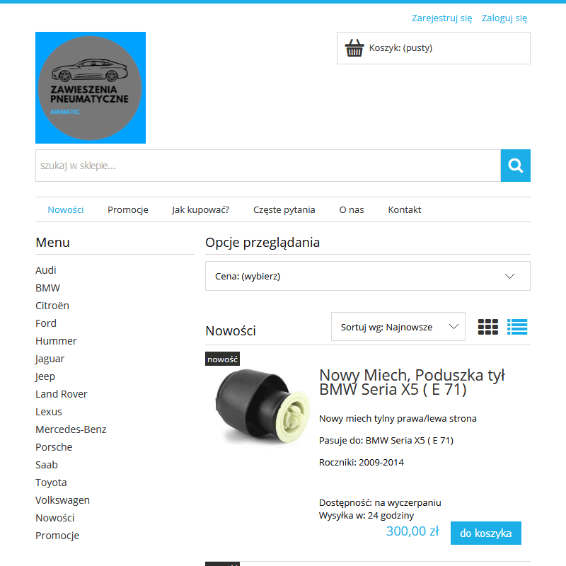 Serwis zawieszenia BMW w mazowieckim