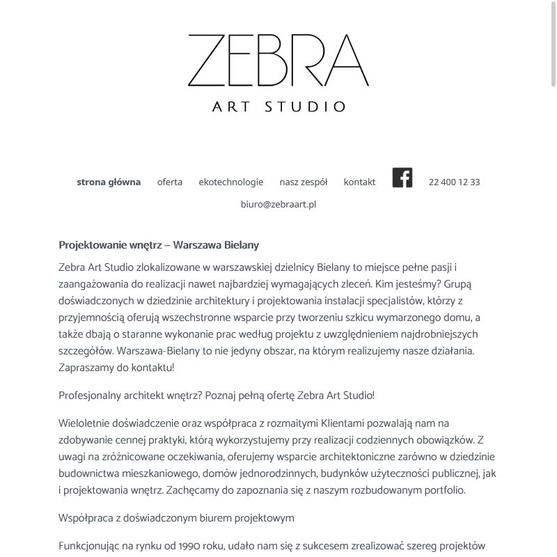 Projektowanie wnętrz – Warszawa-Bielany